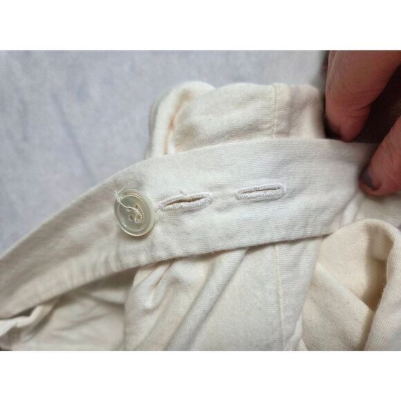 James Perse Fray Hem Pastel Blush Pink Adjustable Strap Cotton Midi Dress Sz. 1 - Picture 5 of 10